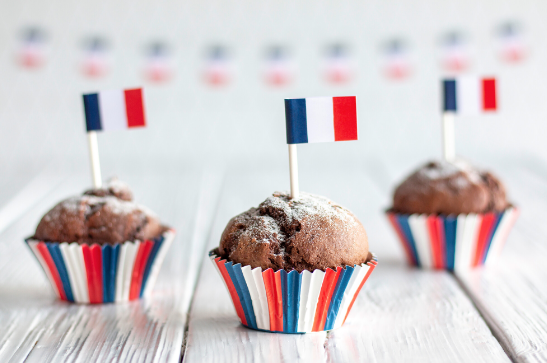 Cupcake/Muffin Förmchen - Frankreich - 50 Stück