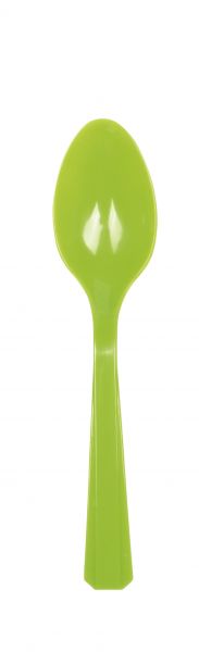 Besteck - Plastik - Löffel - Hellgrün - 10 Stück