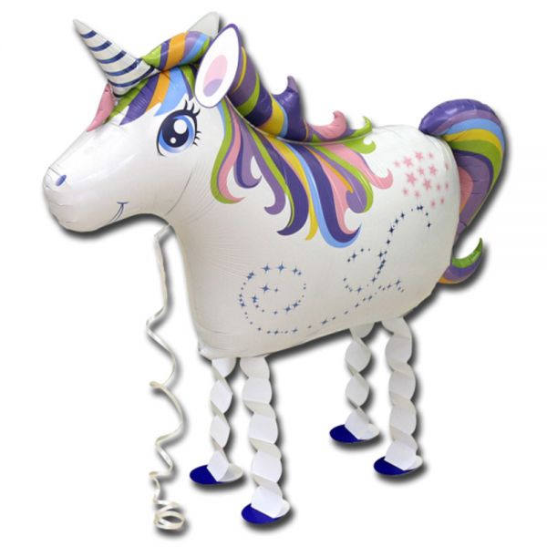 Folienballon - Walking Balloon - Einhorn - 63cm