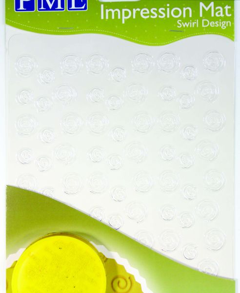 PME Impression Mat Swirl / Prägematte Wirbel